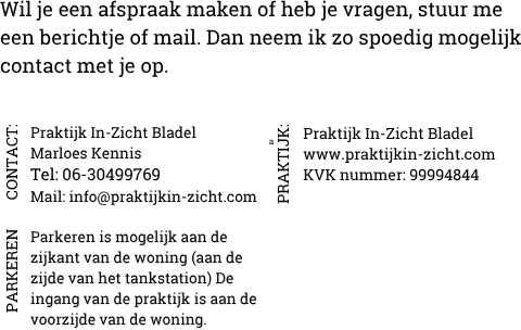 Contactgegevens